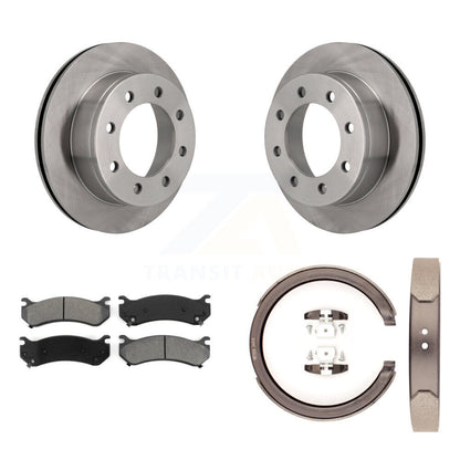 Kit de chaussures de stationnement à plaquettes semi-métalliques, Rotors à disque arrière, pour GMC Sierra 2500 Yukon
