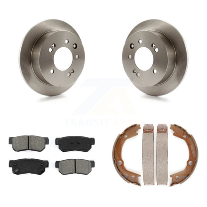 Kit de patins de frein de stationnement, Rotors à disque arrière, plaquettes semi-métalliques, pour Hyundai Elantra