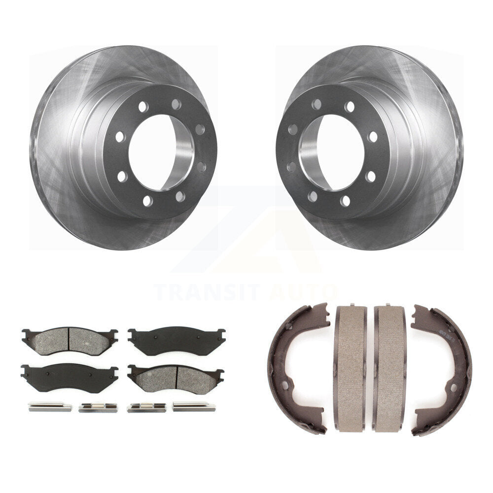 Kit de plaquettes semi-métalliques et de freins de stationnement, Rotors à disque arrière, pour Dodge Ram 150