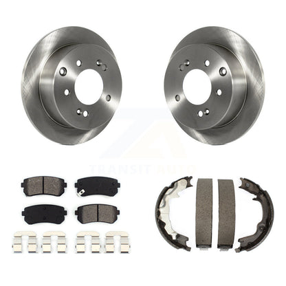 Kit de plaquettes semi-métalliques et de freins de stationnement pour rotors de disque arrière, pour Kia Forte Kou