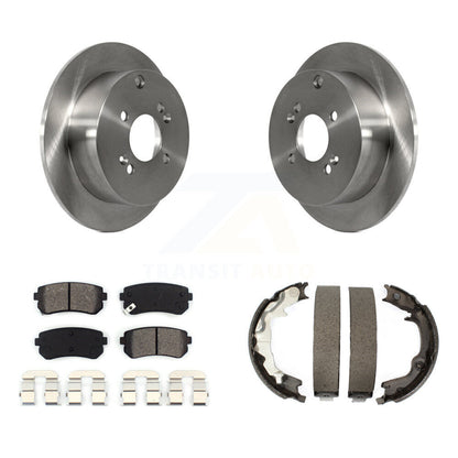 Kit de chaussures de stationnement avec disques semi-métalliques, Rotors à disque arrière, pour Hyundai Accent Kia Ri