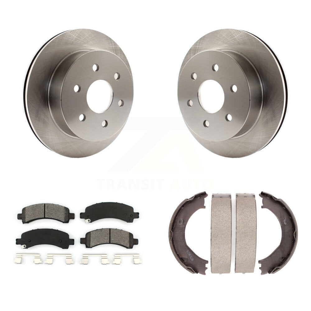 Kit de chaussures de stationnement avec disques semi-métalliques, Rotors à disque arrière, pour Chevrolet Express 250