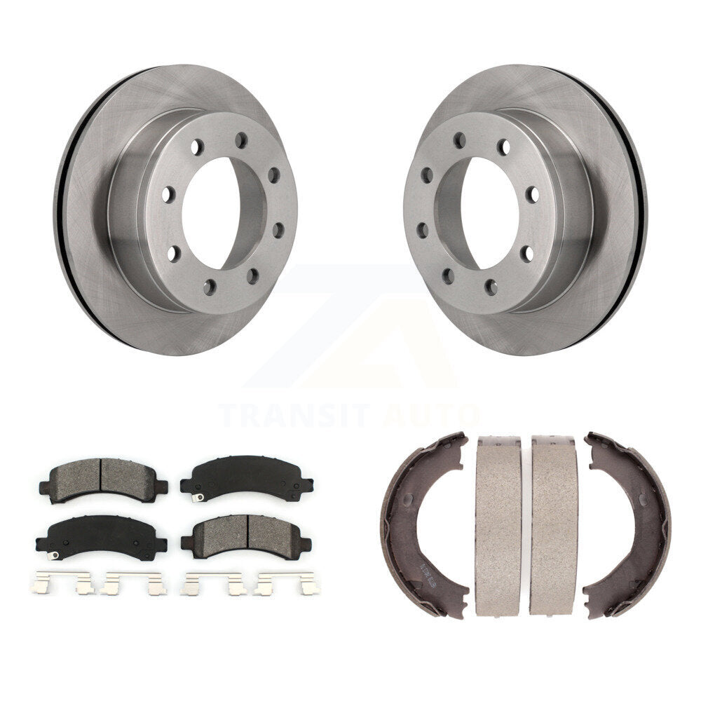 Kit de chaussures de stationnement avec Rotors à disque arrière, plaquettes semi-métalliques, pour Chevrolet GMC Express
