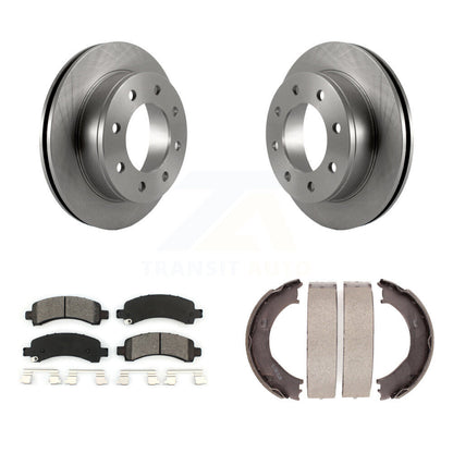 Kit de chaussures de stationnement avec disques semi-métalliques, Rotors à disque arrière, pour Chevrolet Express 350