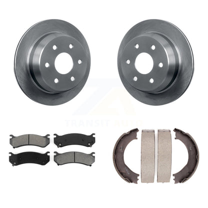 Kit de chaussures de stationnement avec Rotors à disque arrière, plaquettes semi-métalliques, pour Chevrolet Silverado H