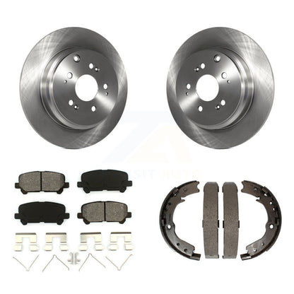 Kit de plaquettes semi-métalliques et de chaussures de stationnement pour disques arrière, pour Honda Odyssey 11-17