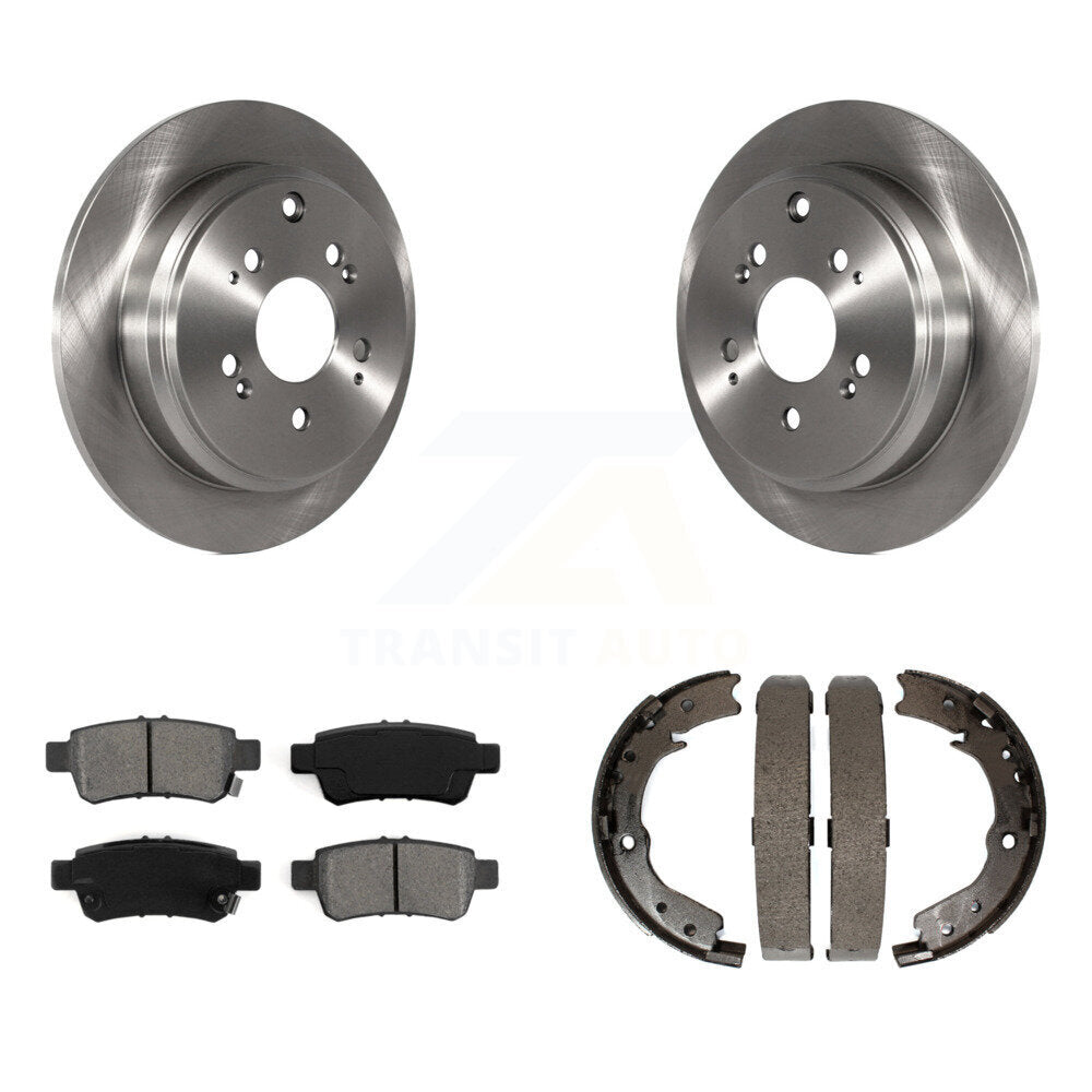 Kit de plaquettes semi-métalliques et de chaussures de stationnement pour disques arrière, pour Honda Odyssey 05-10