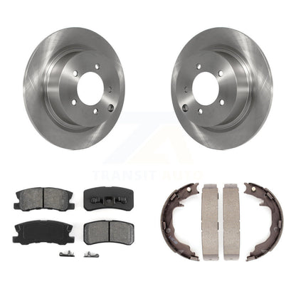 Kit de chaussures de stationnement à plaquettes semi-métalliques, Rotors à disque arrière, pour Jeep Mitsubishi Lance