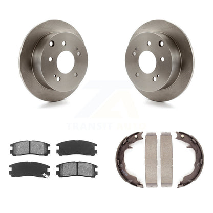 Kit de plaquettes semi-métalliques et de chaussures de stationnement pour rotors de disque arrière, pour Mitsubishi Eclips