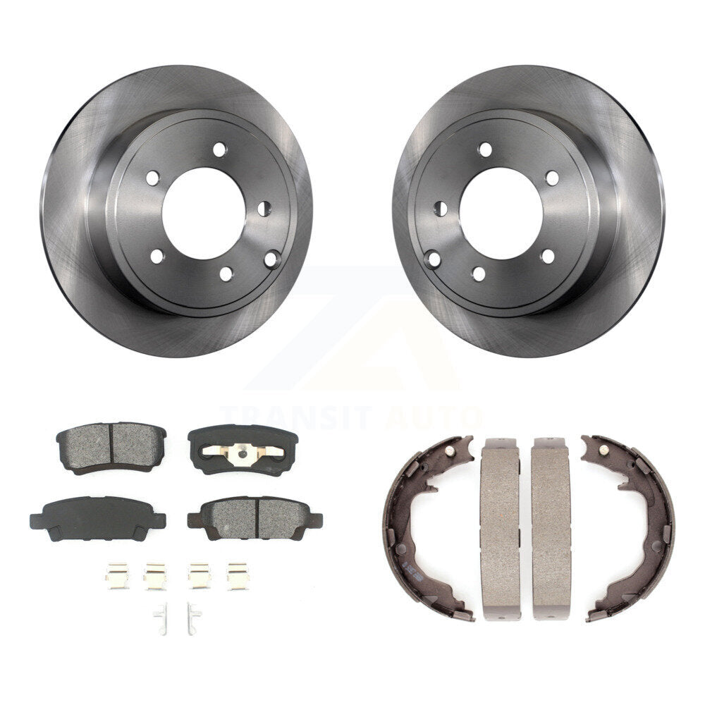 Kit de chaussures de stationnement avec disques semi-métalliques, Rotors à disque arrière, pour Jeep Patriot Dodge 20