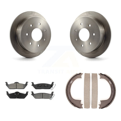Kit de plaquettes semi-métalliques et de patins de frein de stationnement pour rotors de disque arrière, pour Ford F-150