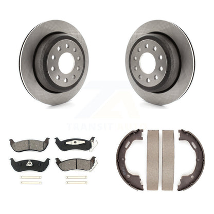 Kit de chaussures de stationnement à plaquettes semi-métalliques, Rotors à disque arrière, pour voiture Lincoln Town Seda