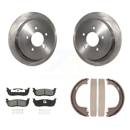 Kit de plaquettes semi-métalliques et de chaussures de stationnement pour disques arrière, pour Ford F-150 Heritage