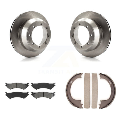 Kit de plaquettes semi-métalliques et de chaussures de stationnement pour disques arrière, pour Ford F-150 Heritage