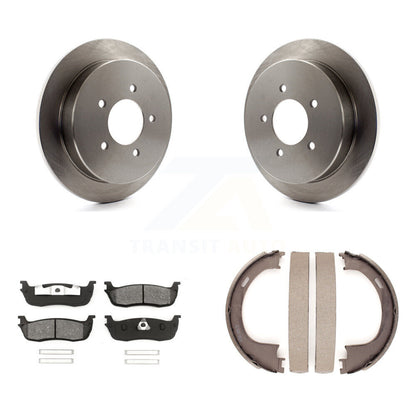 Kit de chaussures de stationnement à plaquettes semi-métalliques, Rotors à disque arrière, pour Ford F-150 Expedition