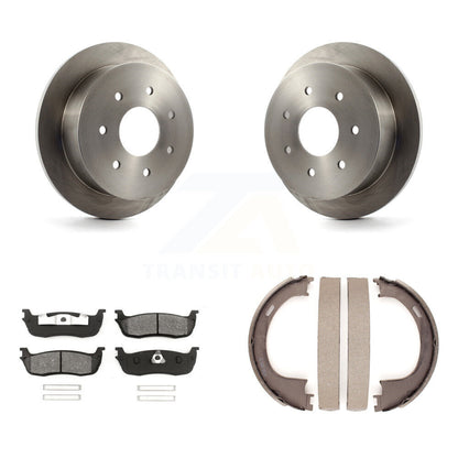 Kit de patins de frein de stationnement, Rotors à disque arrière, plaquettes semi-métalliques, pour Ford F-150 F-25