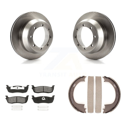 Kit de plaquettes semi-métalliques et de chaussures de stationnement pour disques arrière, pour Ford F-150 RW 01-03