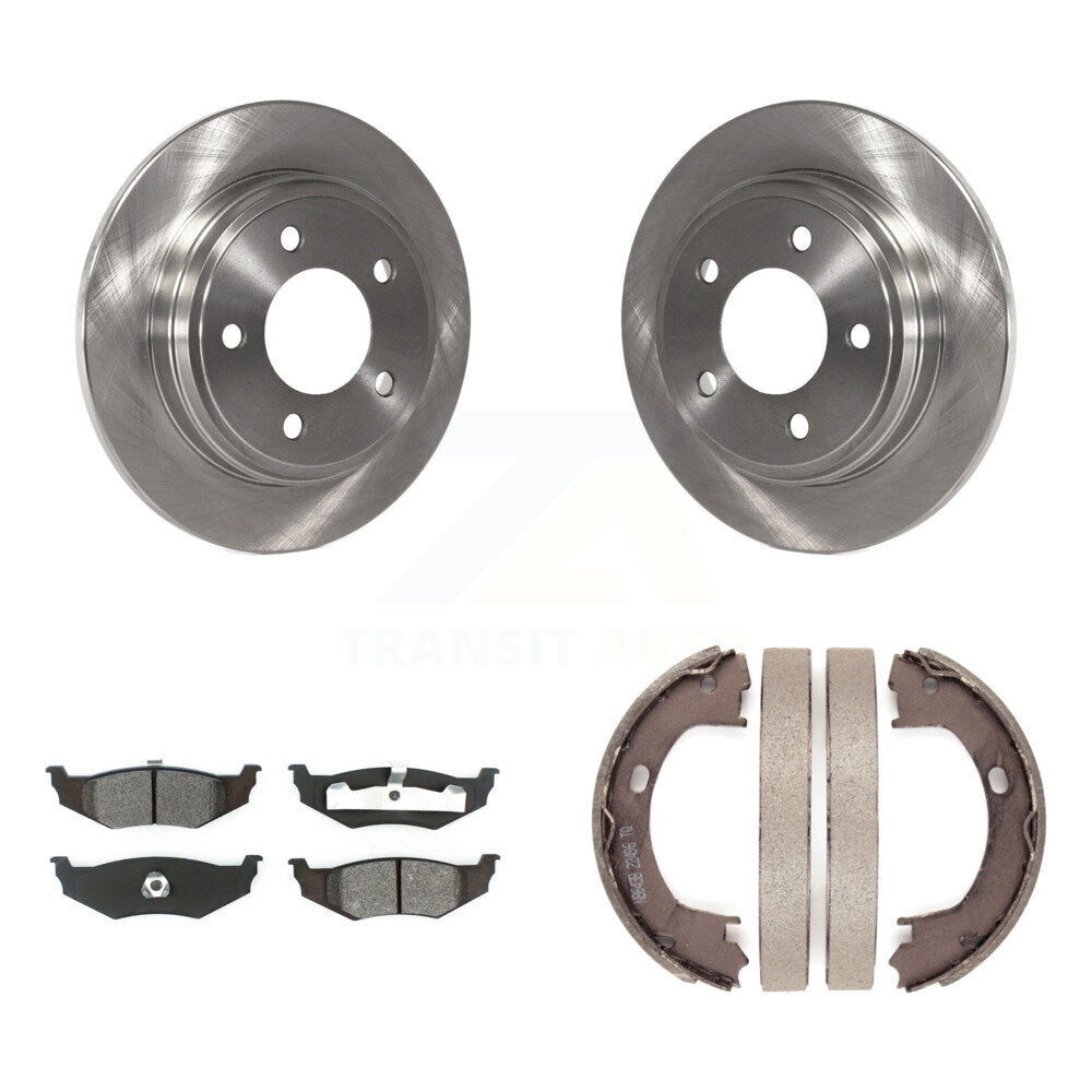 Kit de chaussures de stationnement avec disques semi-métalliques, Rotors à disque arrière, pour Chrysler Intrepid 300
