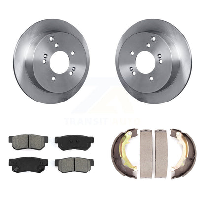Kit de chaussures de stationnement à plaquettes semi-métalliques, Rotors à disque arrière, pour Hyundai Tucson Kia Fe