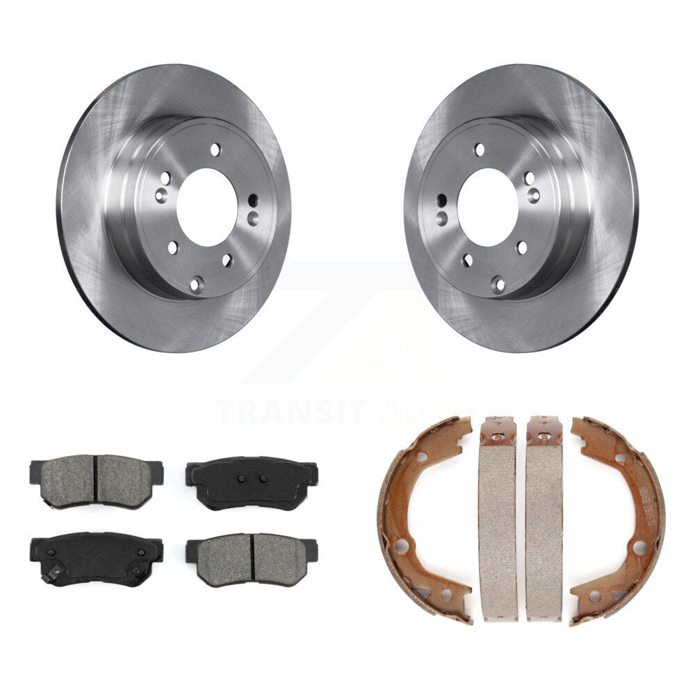 Kit de plaquettes semi-métalliques et de chaussures de stationnement pour disques arrière, pour Hyundai Sonata 3,3 l