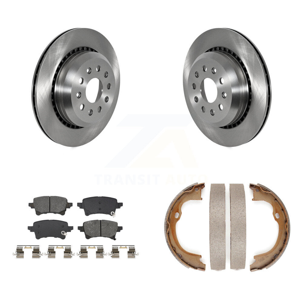 Kit de plaquettes semi-métalliques et de freins de stationnement pour rotors de disque arrière, pour Jeep Wrangler
