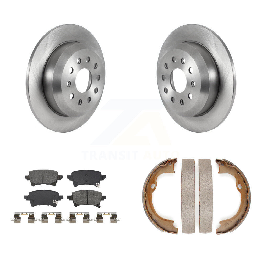 Kit de plaquettes semi-métalliques et de freins de stationnement pour rotors de disque arrière, pour Jeep Wrangler