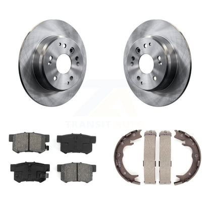Kit de chaussures de stationnement à plaquettes semi-métalliques, Rotors à disque arrière, pour Acura TL Honda Elemen