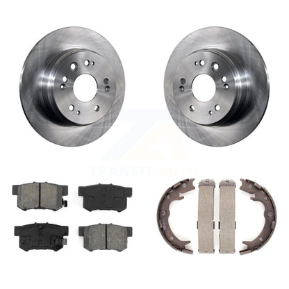 Kit de plaquettes semi-métalliques et de chaussures de stationnement pour disques arrière, Rotors, pour Honda CR- 2002 – 2004