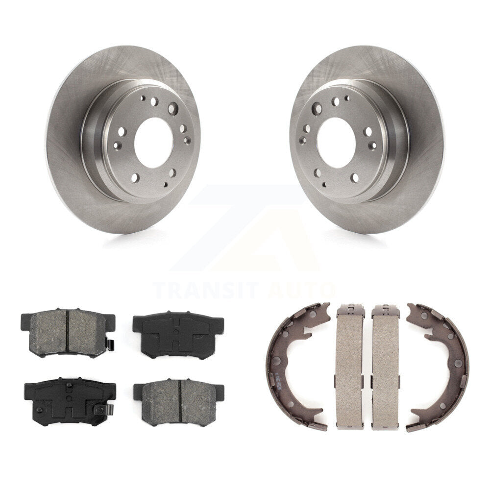 Kit de chaussures de stationnement à plaquettes semi-métalliques, Rotors à disque arrière, pour Honda Odyssey Acura R