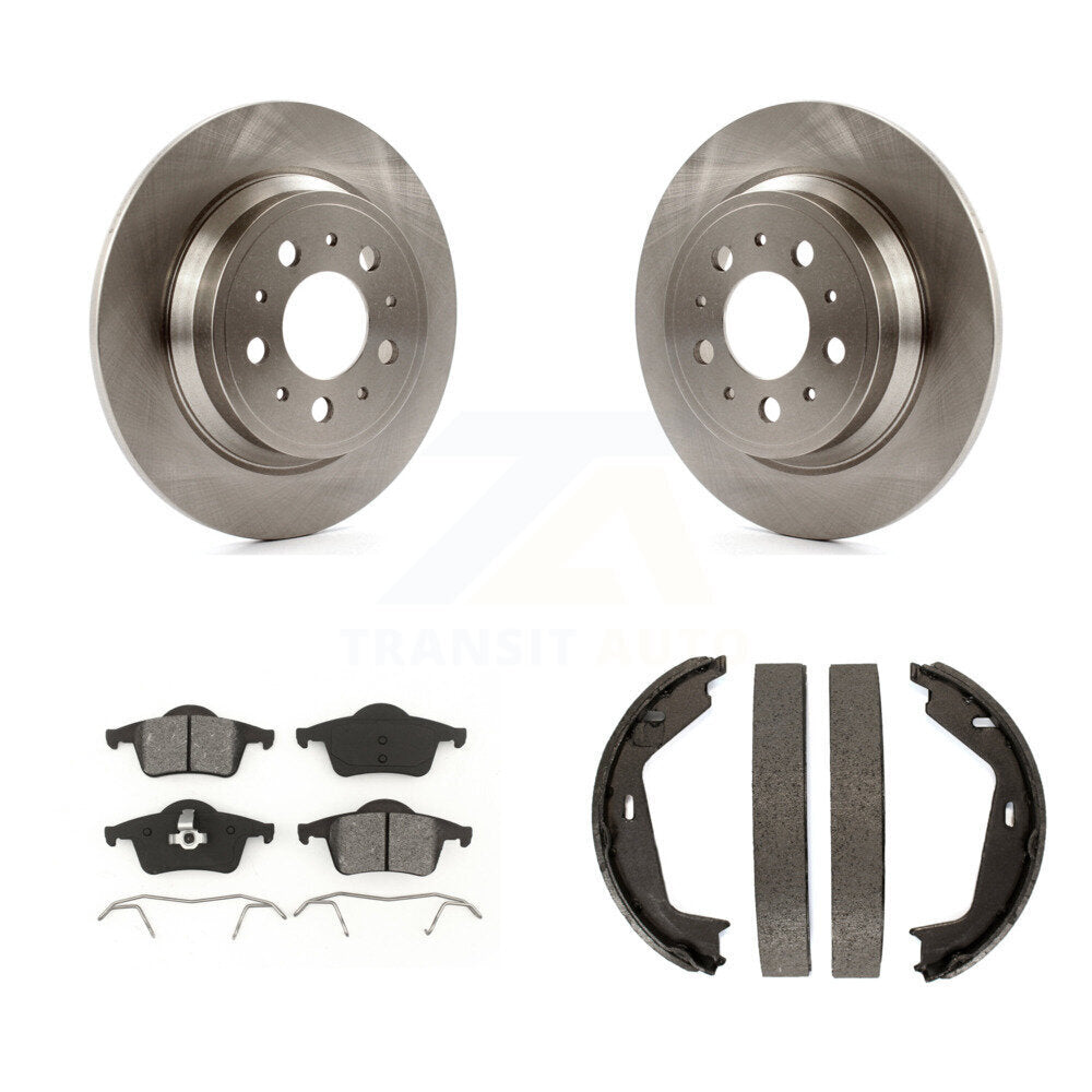 Kit de plaquettes semi-métalliques et de freins de stationnement pour disques arrière, pour Volvo XC70 S8