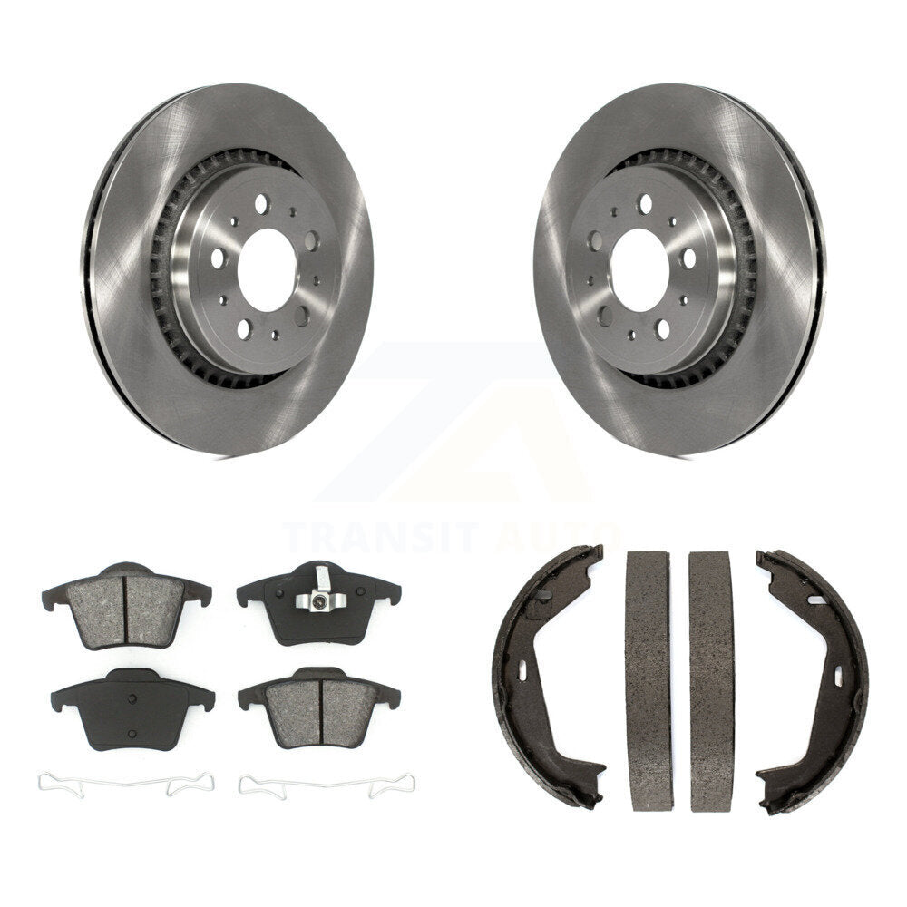 Kit de plaquettes semi-métalliques et de chaussures de stationnement pour disques arrière, pour Volvo XC9 2003 – 2007