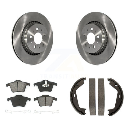 Kit de plaquettes semi-métalliques et de chaussures de stationnement pour disques arrière, pour Volvo XC9 2003 – 2007