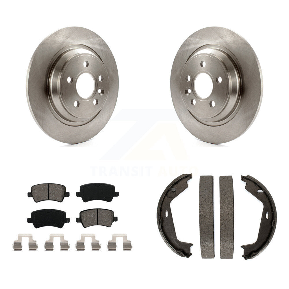 Kit de plaquettes semi-métalliques et de chaussures de stationnement pour disques arrière, pour Volvo S80 AWD 07-09