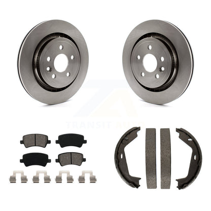 Kit de plaquettes semi-métalliques et de chaussures de stationnement pour disques arrière, pour Volvo S80 AWD 07-09
