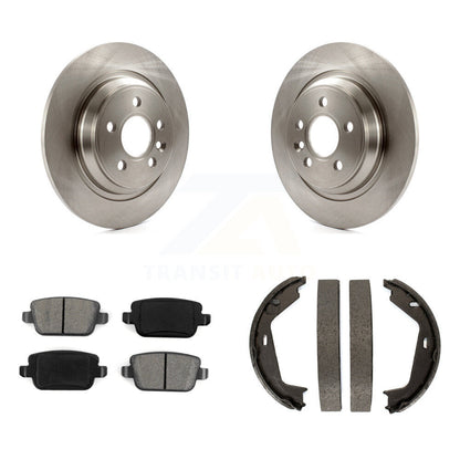 Kit de plaquettes semi-métalliques et de chaussures de stationnement pour disques arrière, pour Volvo S80 FWD 08-09