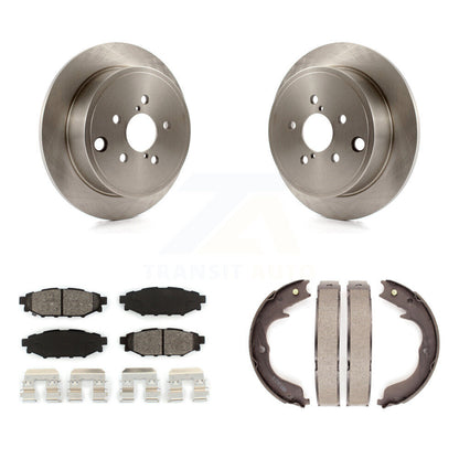 Kit de chaussures de stationnement à plaquettes semi-métalliques, Rotors à disque arrière, pour Subaru Impreza Outbac