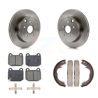 Kit de plaquettes semi-métalliques et de freins de stationnement pour rotors de disque arrière, pour Subaru Imprez
