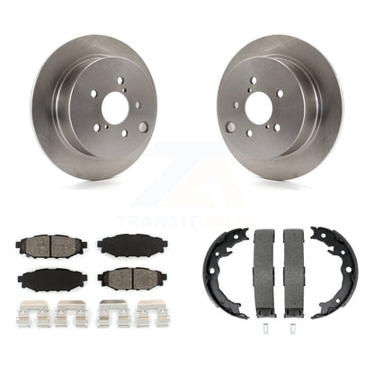 Kit de plaquettes semi-métalliques et de chaussures de stationnement pour disques arrière, Rotors, pour Subaru Crosstrek XV