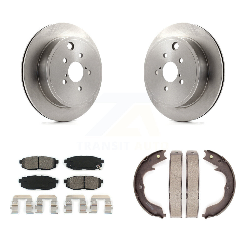 Kit de chaussures de stationnement avec Rotors à disque arrière, plaquettes semi-métalliques, pour Subaru Outback Legacy