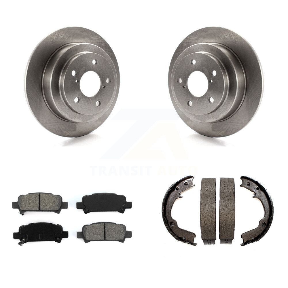 Kit de patins de frein de stationnement, Rotors à disque arrière, plaquettes semi-métalliques, pour Subaru Forester
