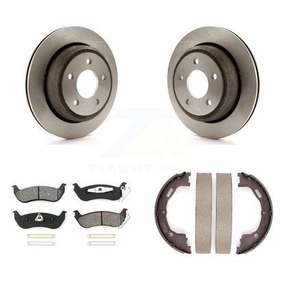 Kit de plaquettes semi-métalliques et de chaussures de stationnement pour rotors de disque arrière, pour Ford Ranger Mazda