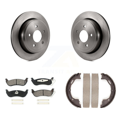 Kit de plaquettes semi-métalliques et de chaussures de stationnement pour disques arrière, pour Ford Crown Victoria