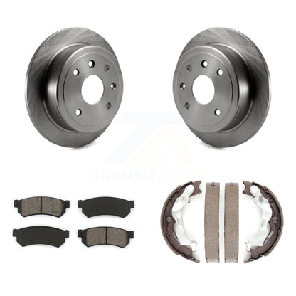 Kit de plaquettes semi-métalliques et de chaussures de stationnement pour disques arrière, Rotors, pour Suzuki Forenza Reno