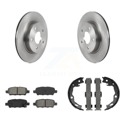 Kit de plaquettes semi-métalliques et de chaussures de stationnement pour rotors de disque arrière, pour Nissan Qashqai Rogu