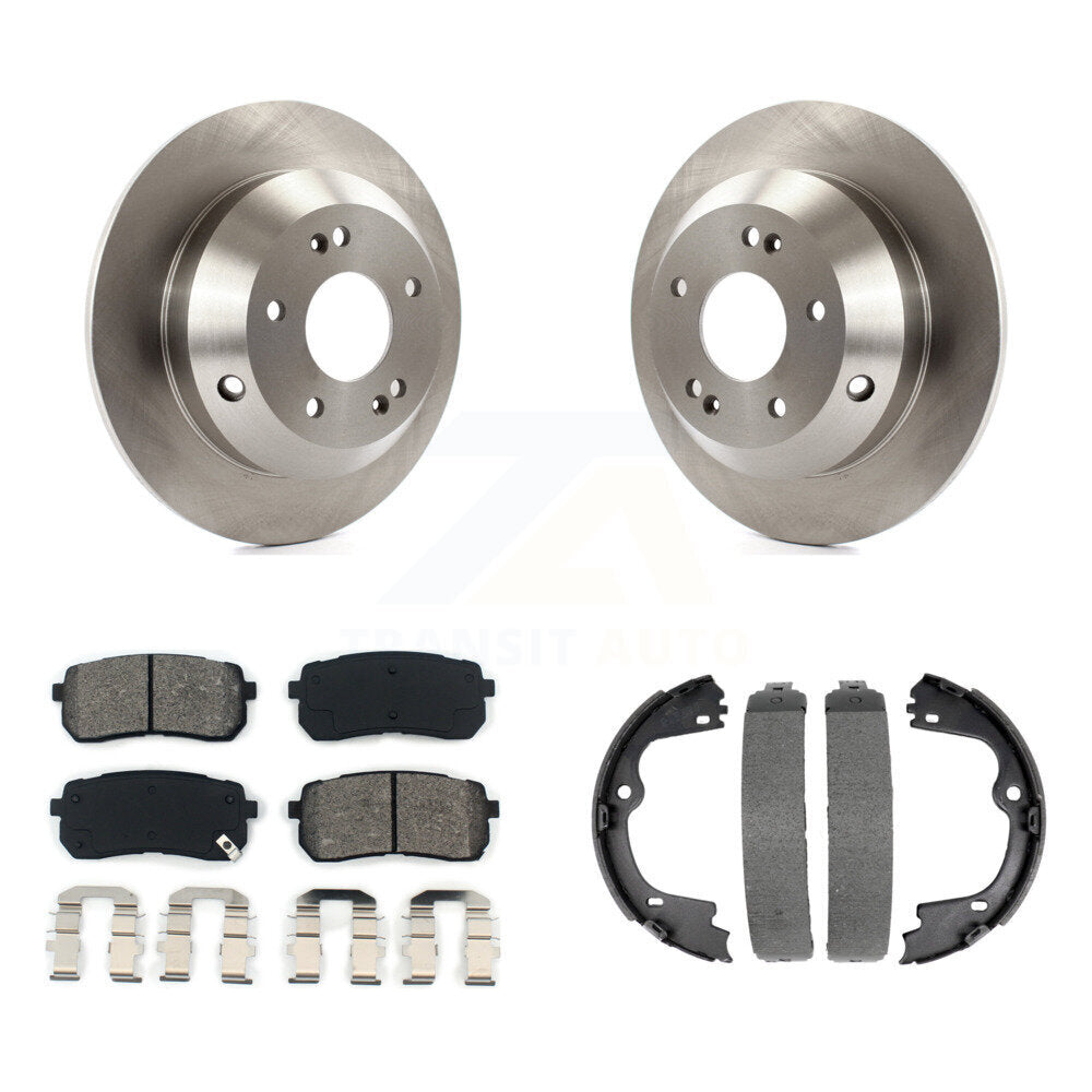 Kit de plaquettes semi-métalliques et de freins de stationnement pour rotors de disque arrière, pour Kia Sedona