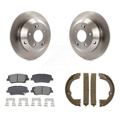 Kit de chaussures de stationnement à plaquettes semi-métalliques, Rotors à disque arrière, pour Hyundai Santa Fe Spor