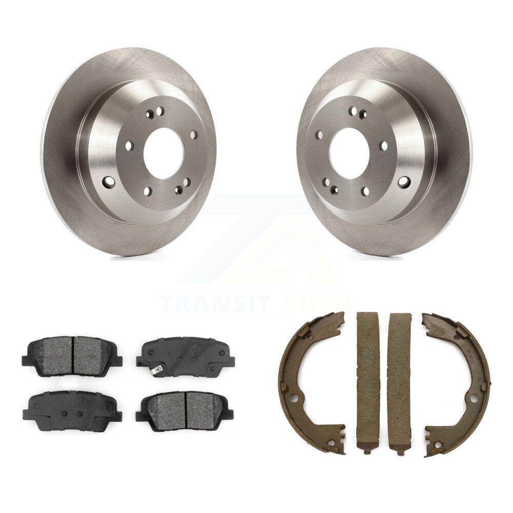 Kit de plaquettes semi-métalliques et de freins de stationnement pour rotors de disque arrière, pour Kia Sorento
