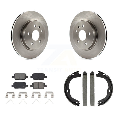 Kit de patins de frein de stationnement, Rotors à disque arrière, plaquettes semi-métalliques, pour Chevrolet Camar