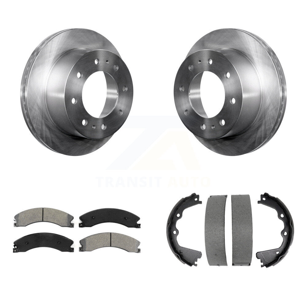 Kit de plaquettes semi-métalliques et de chaussures de stationnement pour disques arrière, pour GMC Sierra 2500 H