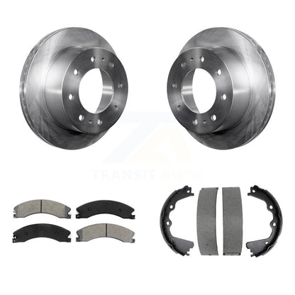 Kit de plaquettes semi-métalliques et de chaussures de stationnement pour disques arrière, pour GMC Sierra 2500 H